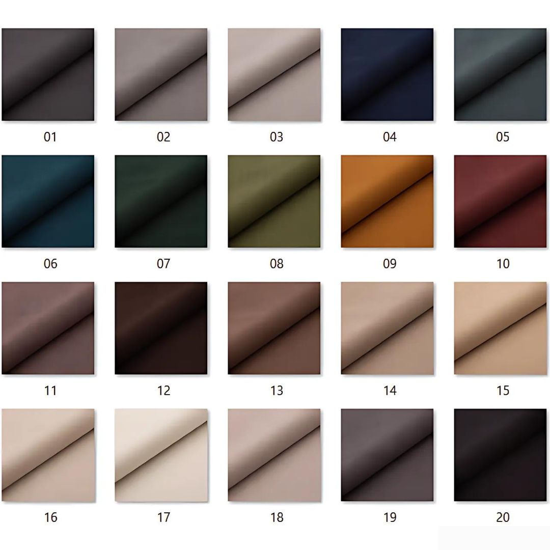 Minkštasuoliu spalvos