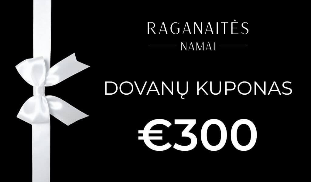 Raganaitės namai dovanų kuponas 300 eurų