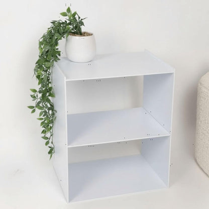 Metalinės miegamojo spintelės LONA-1 su lentyna