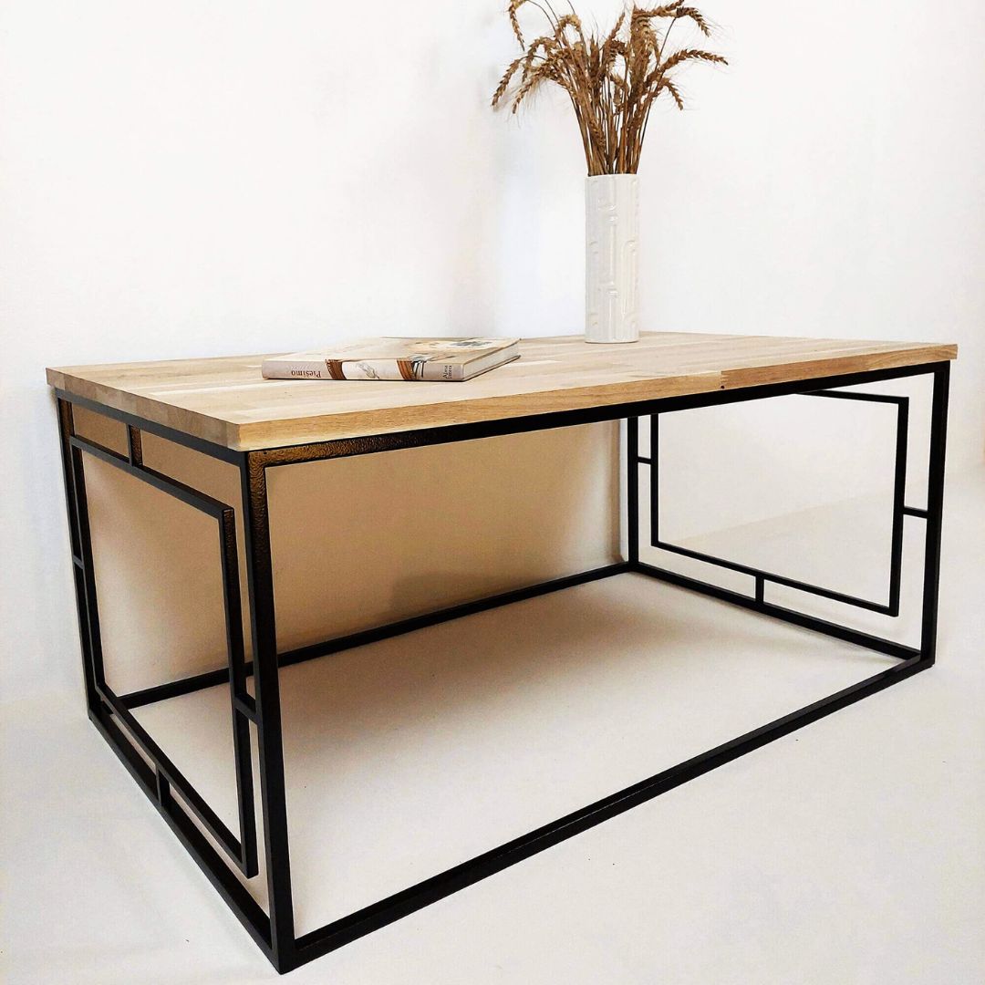 Kavos staliukas ELEGANCIJA-5 - Minimalistinio stiliaus staliukas norintiems susikurti stilingą, patogią ir neperkrautą namų erdvę.