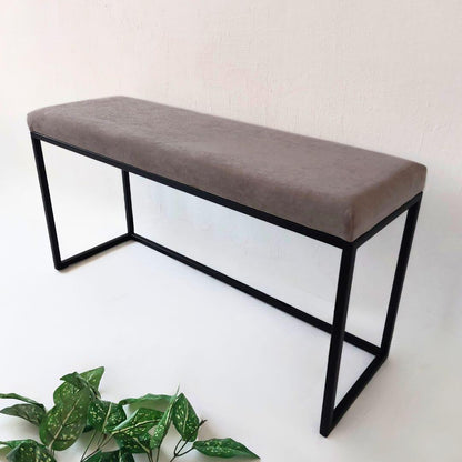 minkštasuolis prieskambariui LINEA -šviesaus audinio sėdimoji dalis